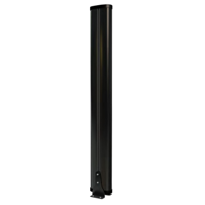 TAKEX TAD SERIES PE BEAM TOWER 360° DOUBLE SIDED (ENCLOSURE ONLY) BLACK PLASTIC FLOOR MOUNTED 2000Hx216Wx262D MAX 4 PE BEAMS TO SUIT PXB-HF-KH/ PB-HFA-KH/ PXB-100ATC-KH/ PB-100AT-KH/ TXF-125E-KH PE BEAMS