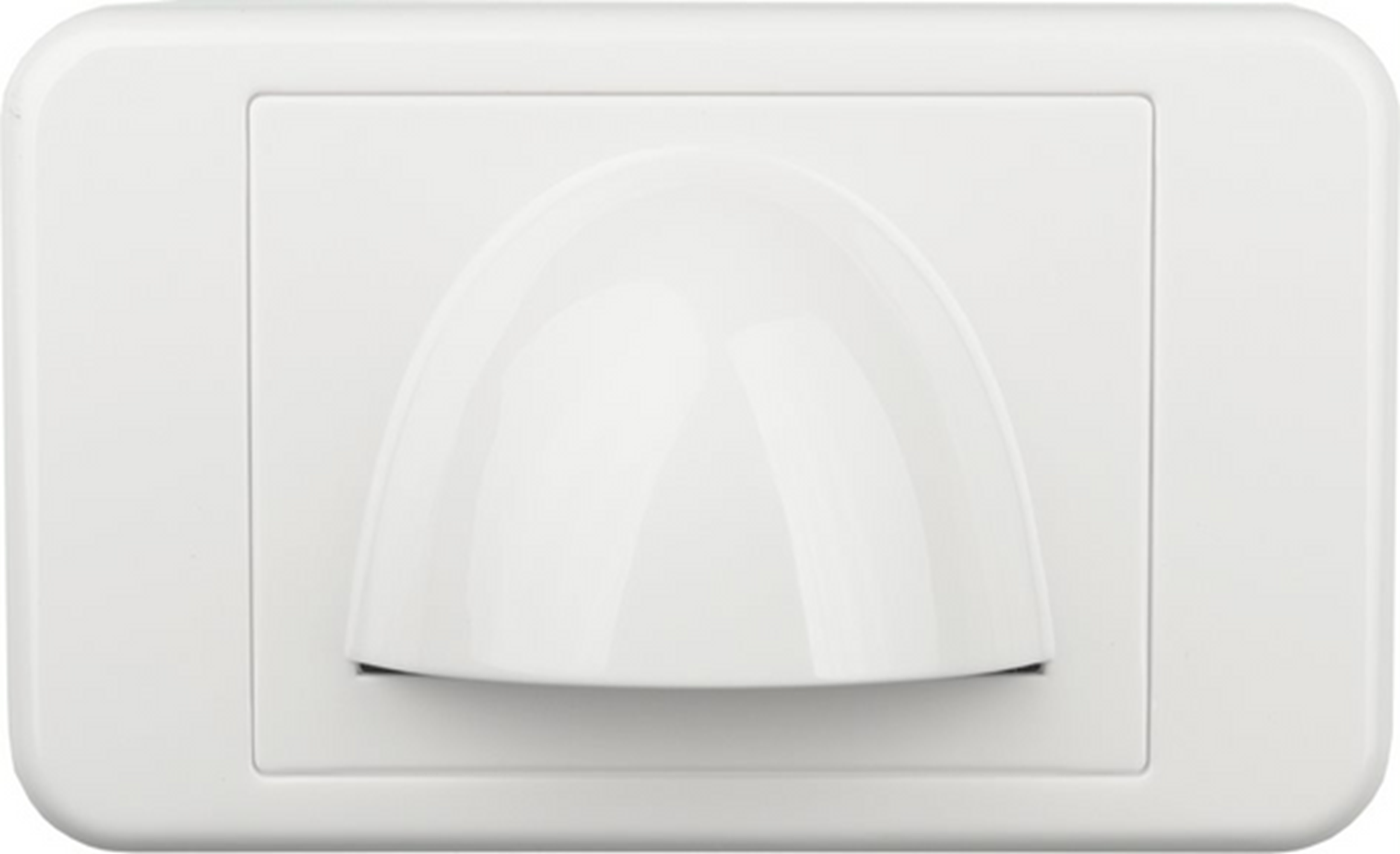 STANDARD GPO BULL NOSE BRUSH PLATE WHITE