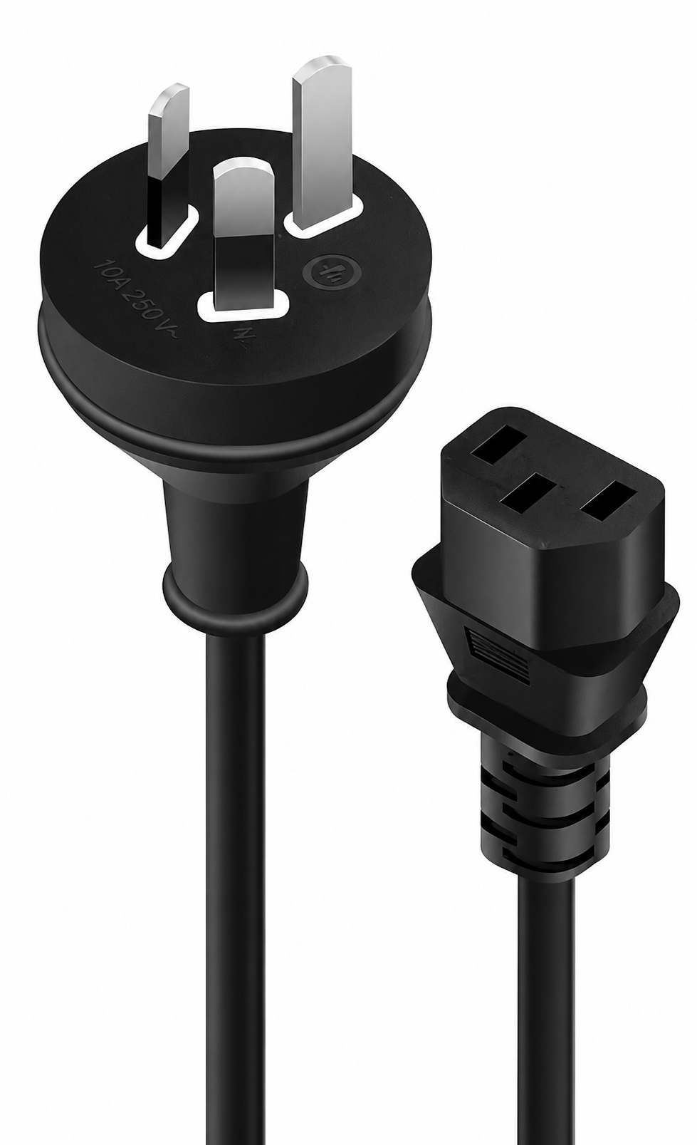 MAINS POWER CABLE PVC SHEATH 1.8M BLACK IEC-C13