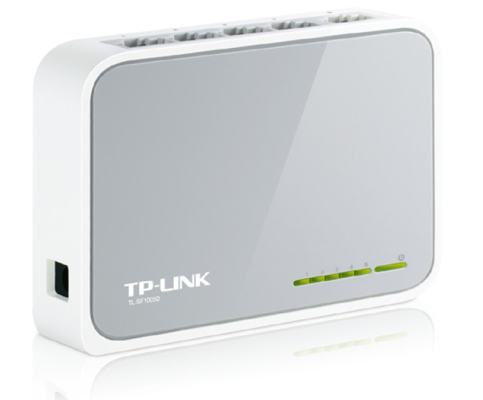 TP-LINK 5PORT SWITCH NON-POE L2 UNMANAGED WHITE 5VDC
