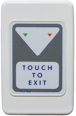 PUSH BUTTON WHITE PLASTIC ENCLOSURE STANDARD PLASTIC PLATE WITH 