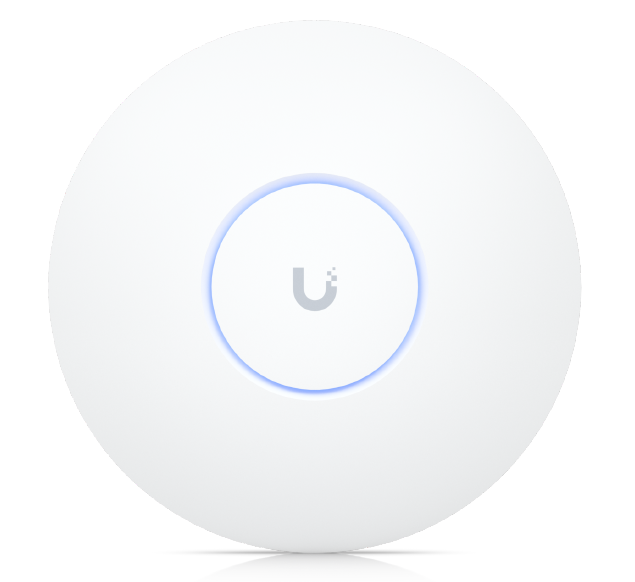 UBIQUITI US-ENTERPRISE ACCESS POINT 4 x 4 (DL/UL MU-MIMO) WI-FI 6E WPA-PSK/ WPA/ WPA2/ WPA3 2.4GHZ @ 573.5MBPS 5GHZ @ 4.8GBPS 6GHZ @ 4.8GBPS WALL/ CEILING MOUNTED 802.11A/B/G 44-57VDC/48V PASSIVE POE