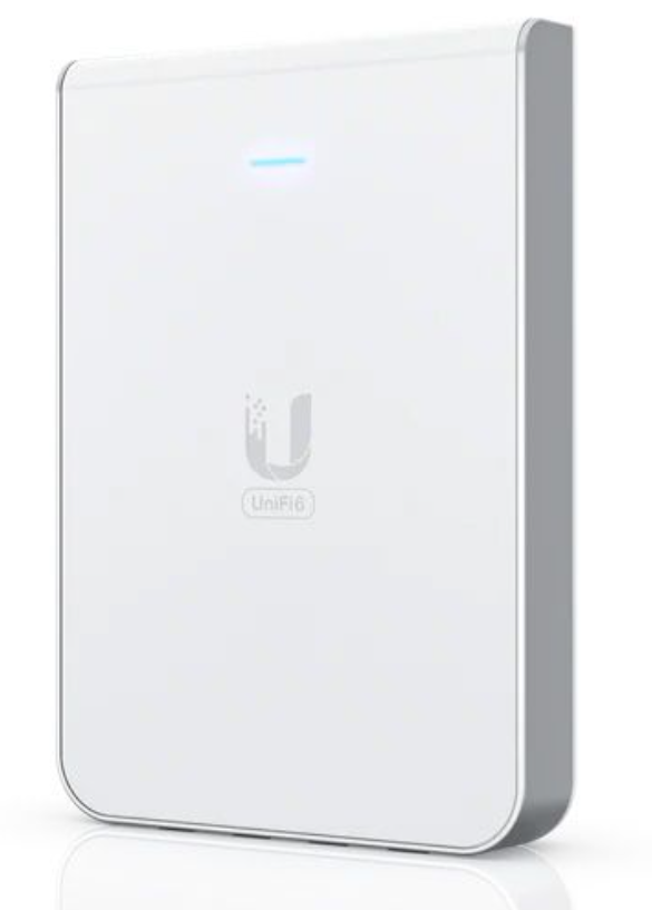 UBIQUITI UNIFI ACCESS POINT WIFI7 2.4GHz @ 688Mbps 5GHz @ 4.3Gbps 1 x RJ45 POE+ 44-57VDC 300+ CONCURRENT CLIENTS WALL MOUNTED WHITE