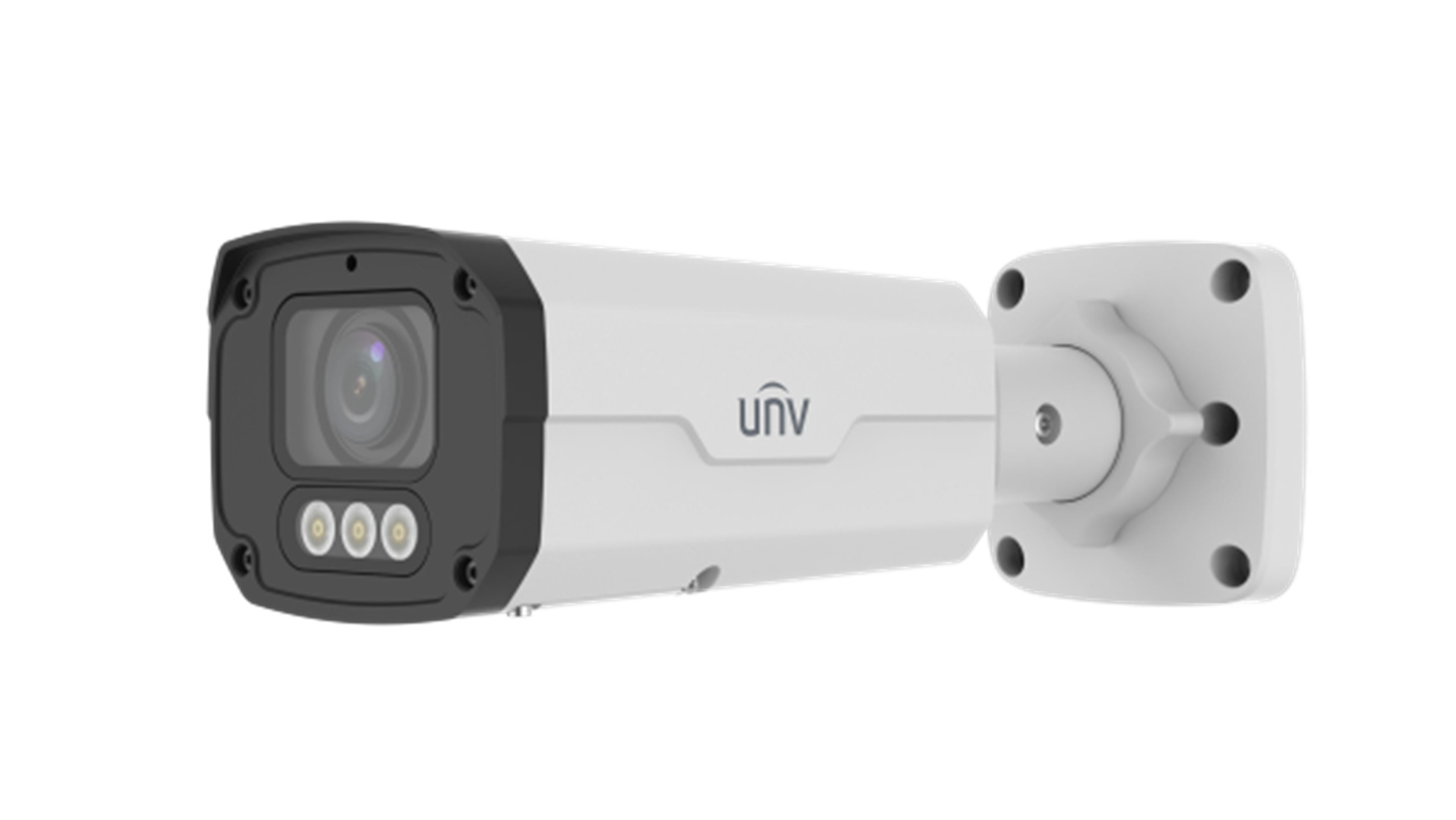 UNV IPC2324SB-ADZKM-DL-I1 4MP IP CAMERA BULLET VF 2.7–13.5MM MIC DUAL LIGHT IR 60M IP67 IK10 POE 12VDC WHITE