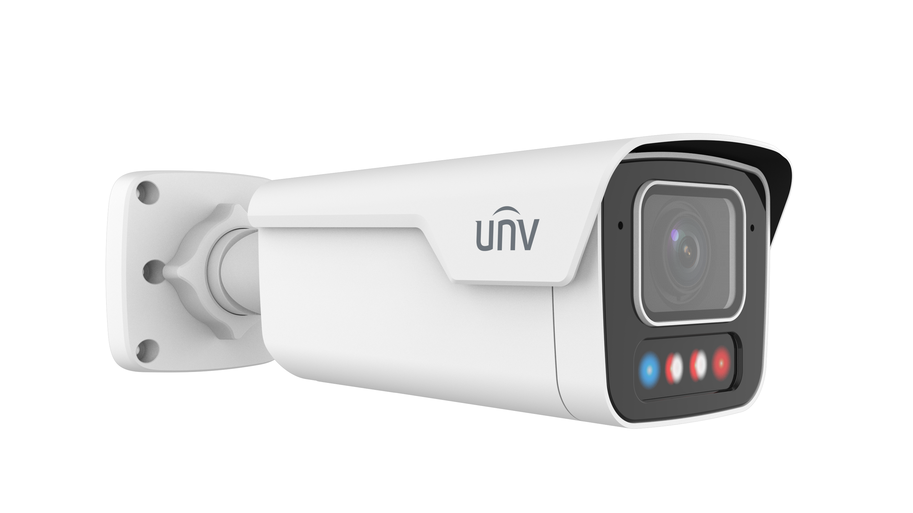 PRIME-III SERIES IP CAMERA WHITE AI TRIGUARD 8MP/4K H.264/5/5+/ MJPEG BULLET 130 WDR METAL 2.8-12MM MOTORISED LENS COLOR HUNTER WITH WISE-ISP IR+WARM LED 40M POE IP67 BUILT IN MIC AUDIO IN AUDIO OUT 1 x ALARM IN 1 x ALARM OUT SUPPORT UP TO 512GB SD IK10 IMPACT RATING 12VDC