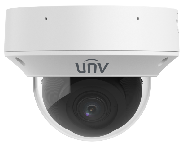 PRO SERIES IP CAMERA WHITE AI PEOPLE COUNT & OWLVIEW 8MP/4K H.264/5/5+/ MJPEG DOME 140 TRUE WDR METAL 2.8-12MM MOTORISED LENS 4X ZOOM LIGHT HUNTER WITH WISE-ISP IR 40M POE+ IP67 BUILT IN MIC AUDIO IN AUDIO OUT 3 x ALARM IN 2 x ALARM OUT SUPPORT UP TO 512GB SDIK10 12VDC