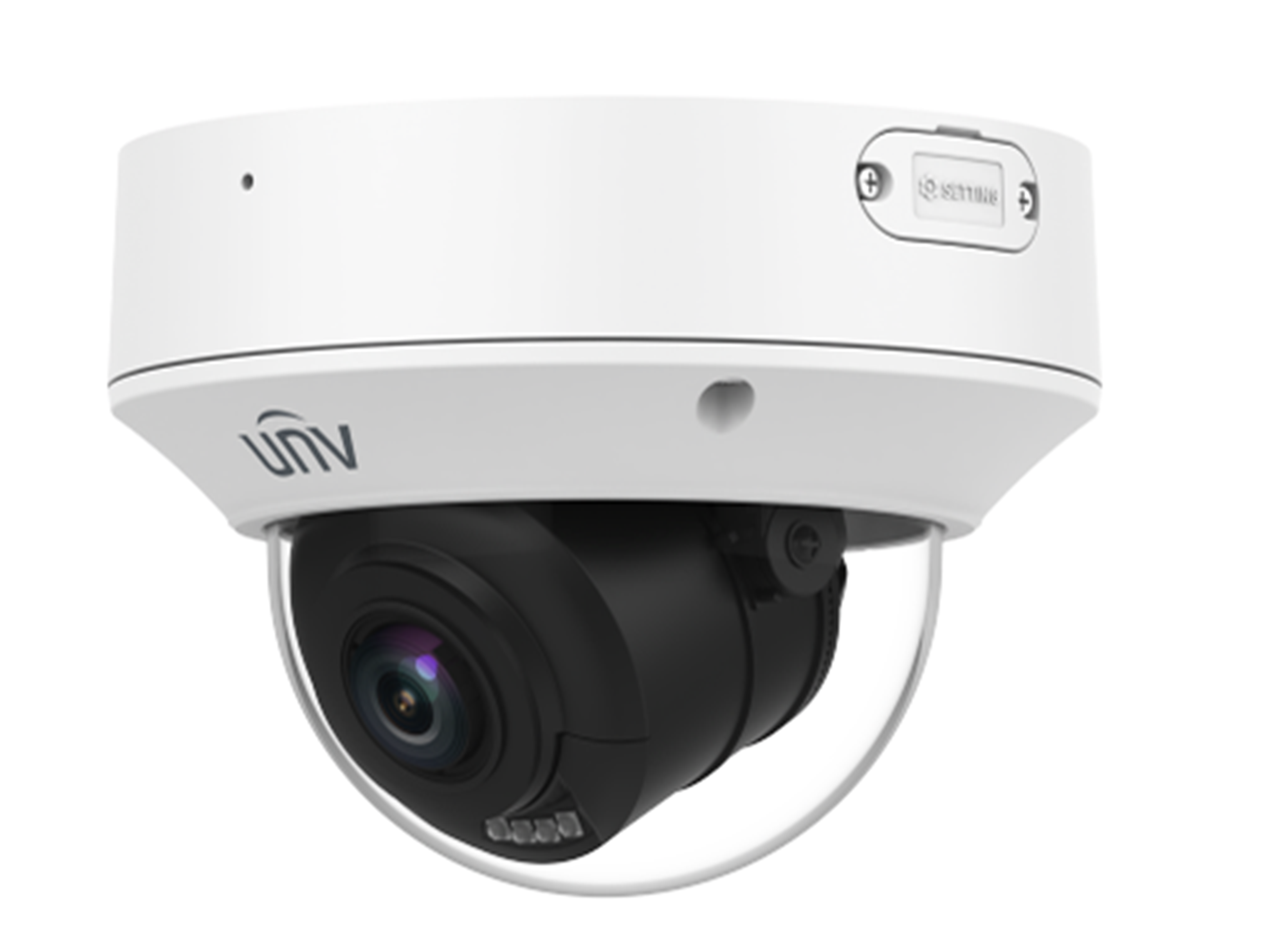 UNV IPC3238SB-ADZKM-DL-I1 8MP IP CAMERA DOME VF 2.7-13.5MM MIC DUAL LIGHT IR 40M IP67 IK10 POE 12VDC