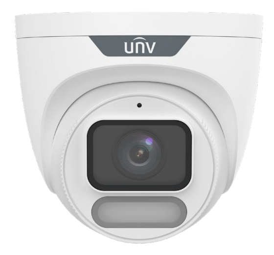 EASY SERIES IP CAMERA WHITE OWLVIEW 6MP H.264/5/5+/ MJPEG TURRET 120 WDR PLASTIC/METAL 2.8MM FIXED LENS COLOR HUNTER WITH WISE-ISP WARM LED 30M POE IP67 BUILT IN MIC SUPPORT UP TO 512GB SD 12VDC