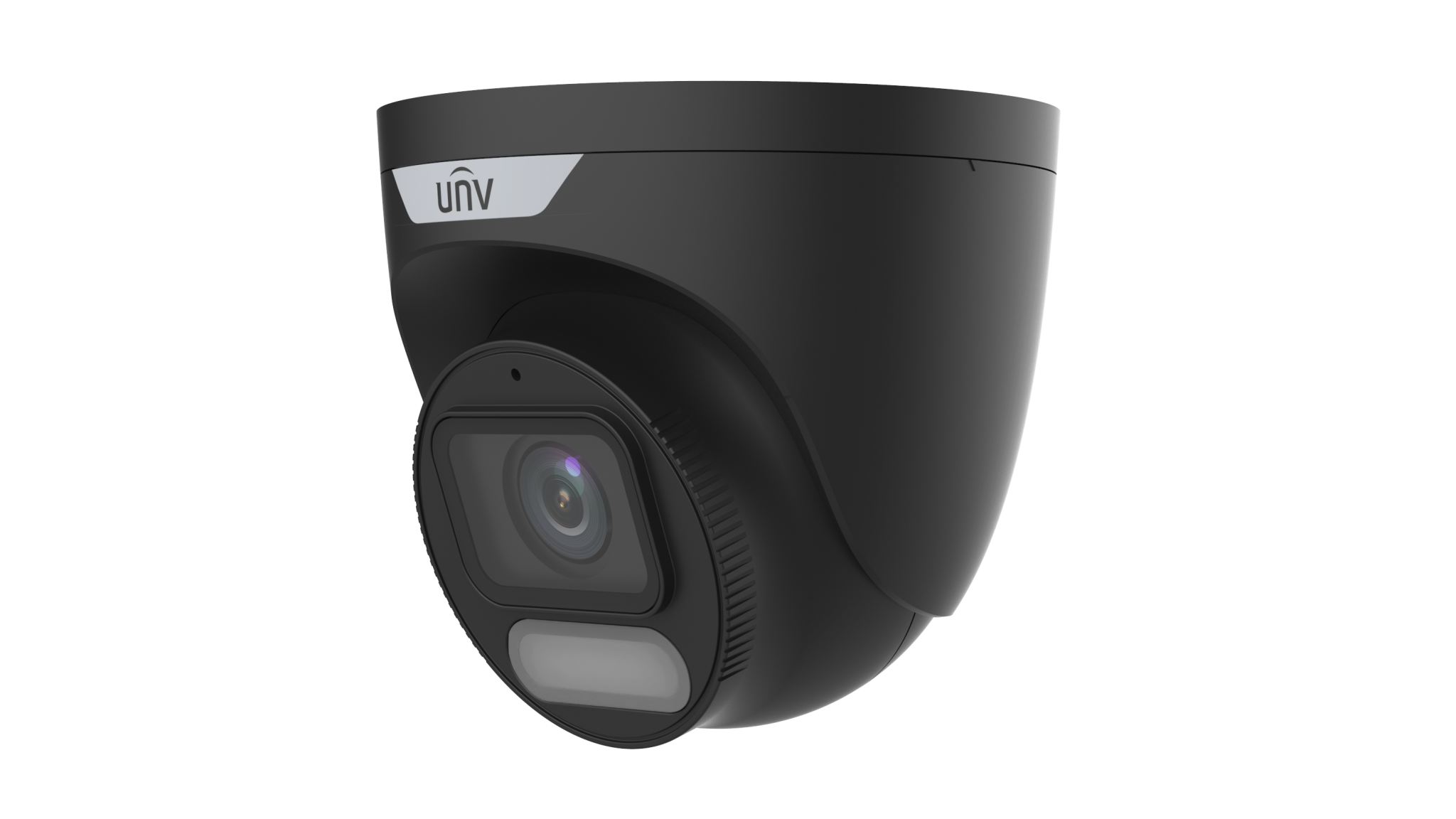 IP CAMERA BLACK AI 8MP/4K H.264/5/ MJPEG TURRET 120 WDR METAL 2.8MM FIXED LENS COLOR HUNTER IR+WHITE LED 30M POE IP67 BUILT IN MIC SUPPORT UP TO 512GB SD 12VDC