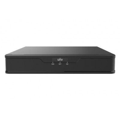 UNIVIEW EASY SERIES 8CH NVR 8x POE UPTO 8MP/4K 80Mbps INPUT 1x SATA HDD PORT UP TO 10TB EACH