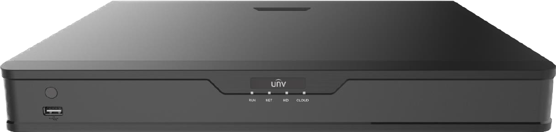 UNIVIEW EASY SERIES 8CH NVR 8x POE UPTO 8MP/4K 80Mbps INPUT 2x SATA HDD PORT UP TO 10TB EACH 240VAC