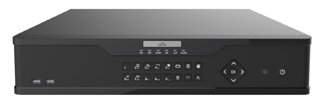UNIVIEW PRIME SERIES 32CH NVR UPTO 12MP 384Mbps INPUT 4x SATA HDD PORT UP TO 10TB EACH 240VAC