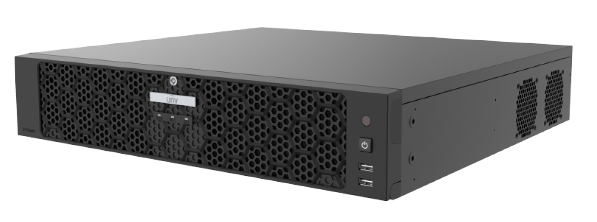UNIVIEW PRIME SERIES 64CH AI NVR UPTO 32MP 384Mbps INPUT 8x SATA HDD PORT UP TO 16TB EACH 12VDC
