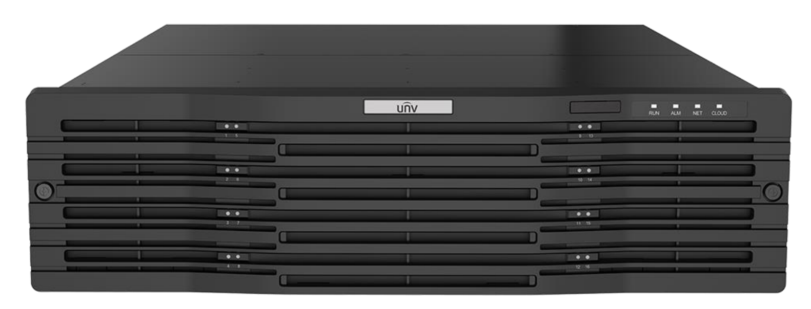 UNIVIEW PRO SERIES 128CH NVR UPTO 16MP 640Mbps INPUT 16x SATA HDD PORT UP TO 16TB EACH 240VAC