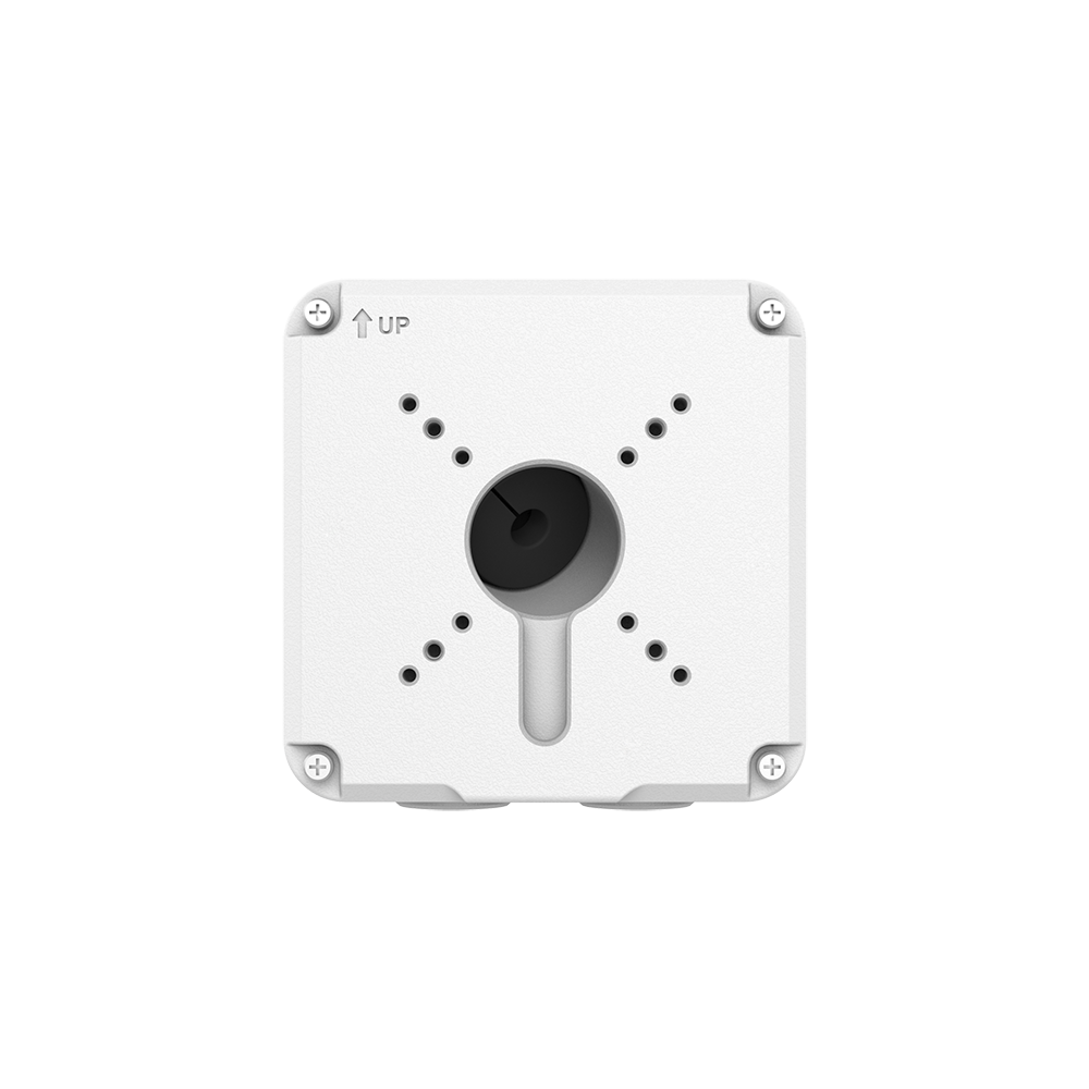 UNV TR-JB07-D-IN-V2-SE BULLET JUNCTION BOX REAR CABLE OUTLET 124.9HX127.9WX57.0D (MM)