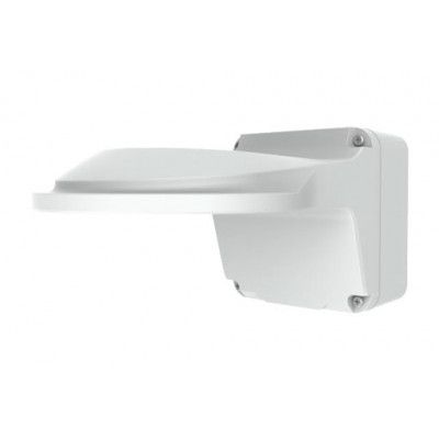 UNIVIEW WALL MOUNT BRACKET WITH EXTRA BACK OUTLET SUITS TURRET/ MINI PTZ/ DOME WHITE ALUMINIUM ALLOY 0.98 KG
