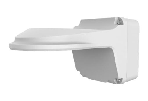 UNIVIEW WALL MOUNT BRACKET WITH EXTRA BACK OUTLET SUITS DOME/ UFO/ MINI DOME/ FIXED DOME/ TURRET WHITE ALUMINIUM ALLOY 1 KG