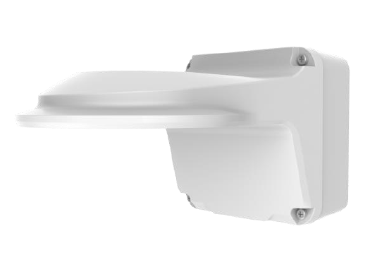 UNIVIEW WALL MOUNT BRACKET WITH EXTRA BACK OUTLET SUITS DOME WHITE ALUMINIUM ALLOY 0.98 KG
