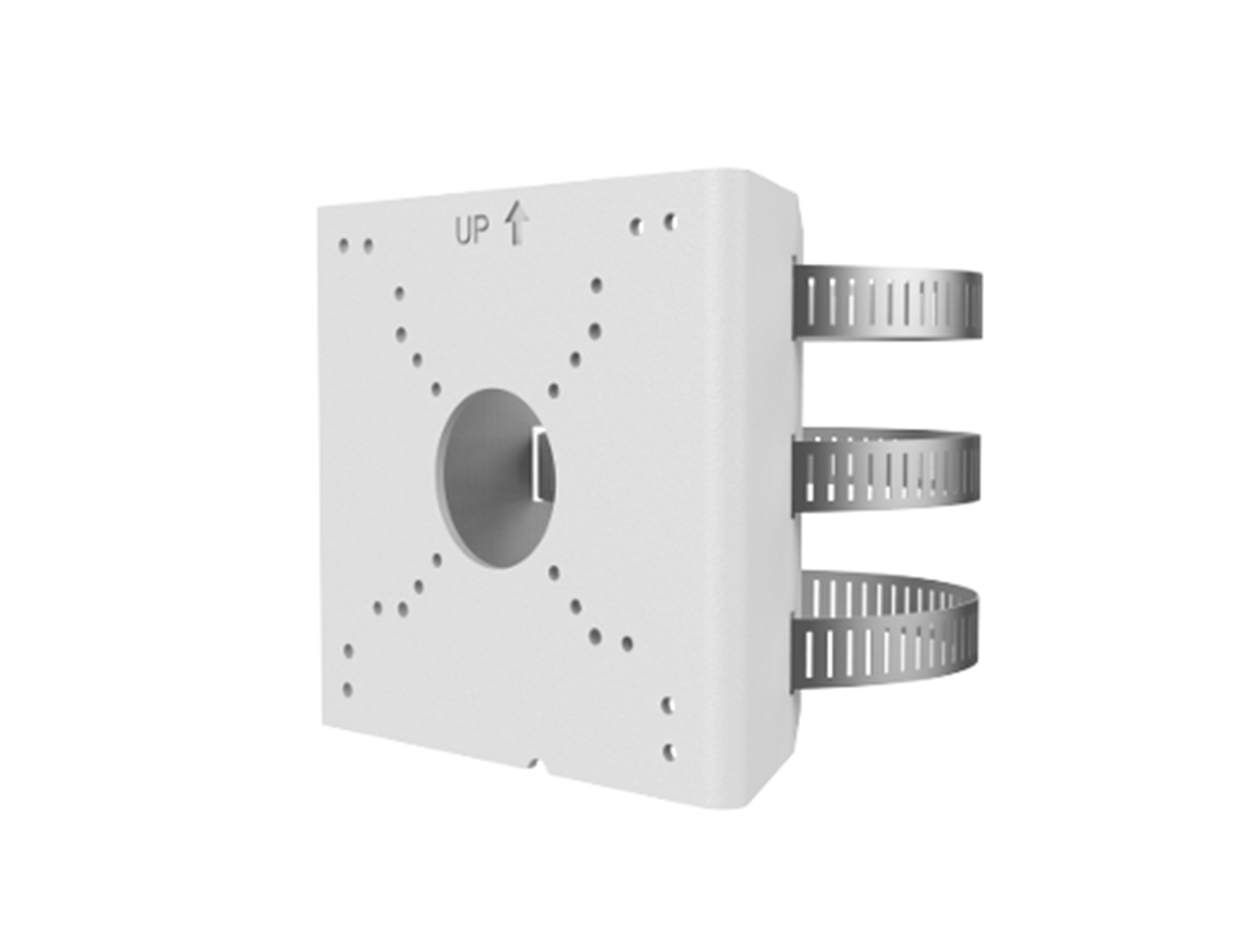 UNIVIEW TR-UP06-C-IN-V2 POLE MOUNTING BRACKET FOR JUNCTION BOX ALUMINUM ALLOY