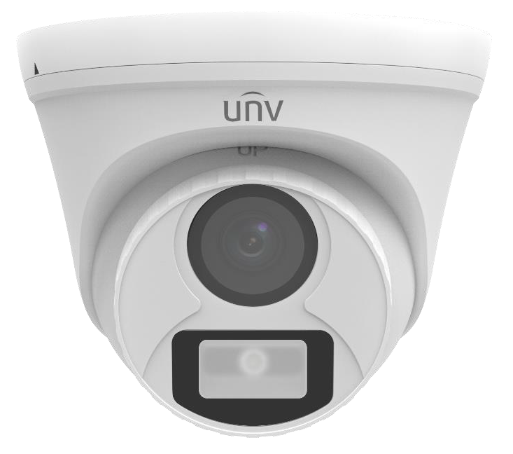 DOLPHIN SERIES HDCVI CAMERA WHITE 5MP TURRET DIGITAL WDR PLASTIC 2.8MM FIXED LENS COLOR HUNTER WHITE LED 20M IP67 WITHOUT MIC NO-SD CARD SLOT 12VDC CVBS OUTPUT